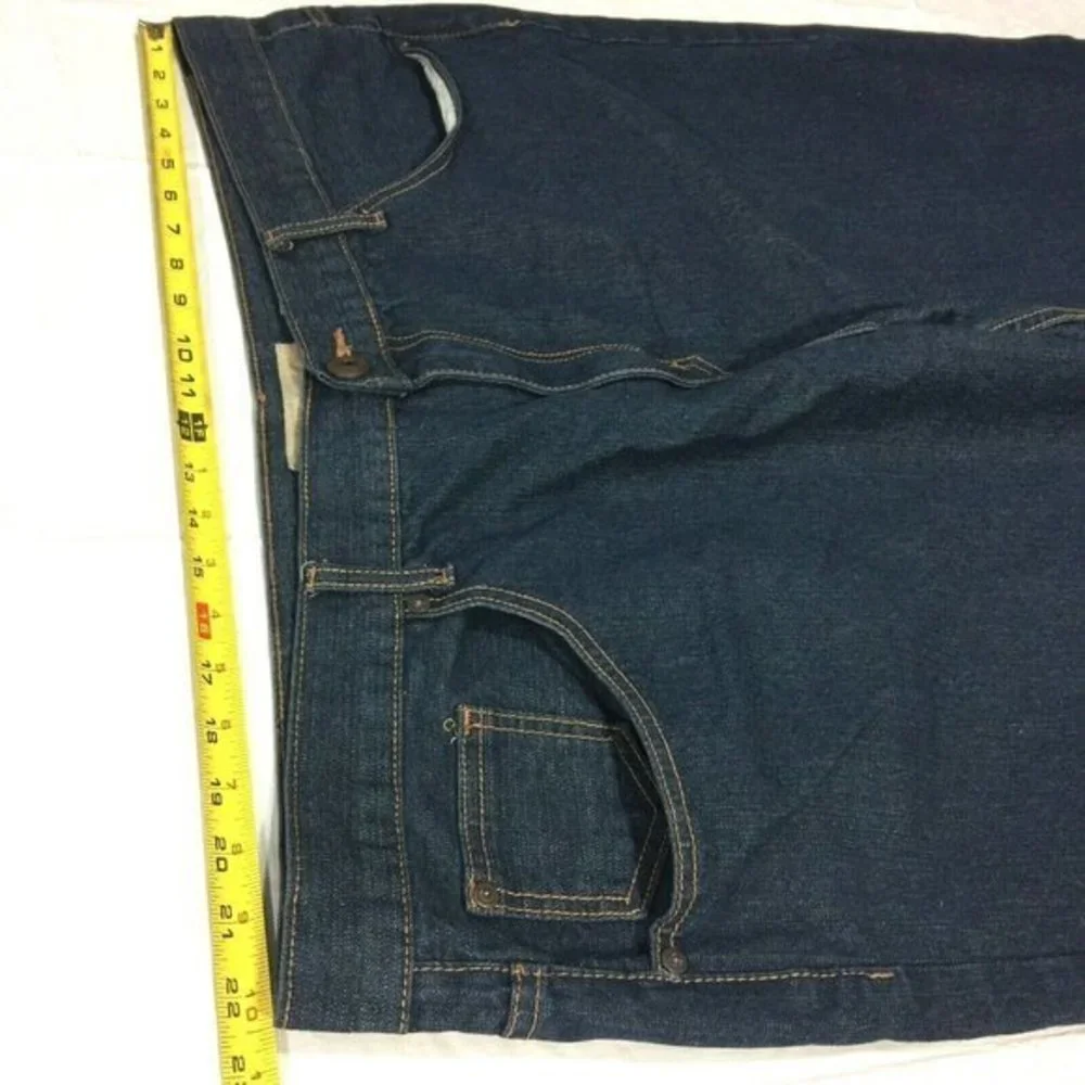 Vintage Genes 1891 Slim Straight Jeans Dark‎ 48 X 32 Actual 45 X 30